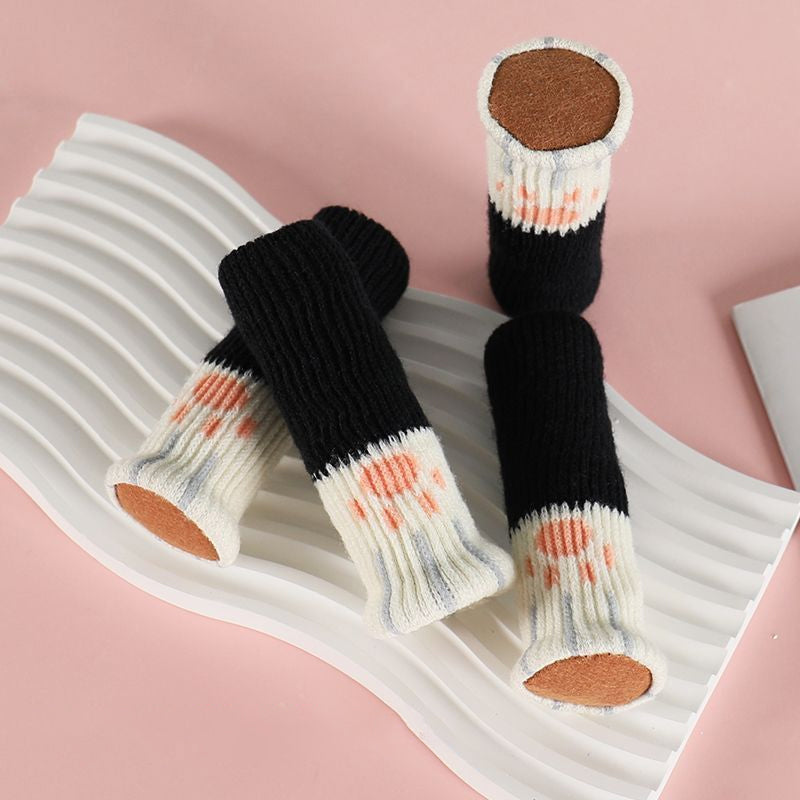 🐾🔇 Des sols plus silencieux, des chaises plus mignonnes — Protège-pieds en forme de pattes de chat