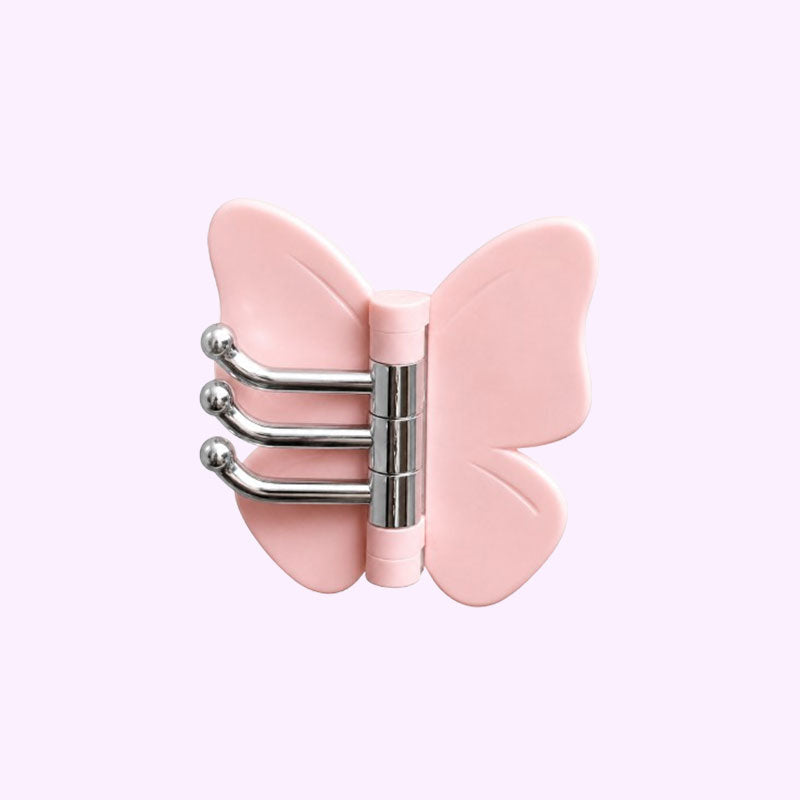 🏡Patère Murale Papillon Orientable – Alliez Charme & Rangement ! 🦋✨
