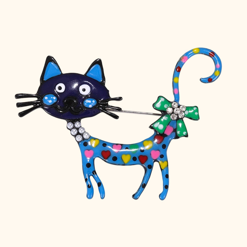 🐱 Broche Chat Cartoon – Une touche de fantaisie pour vos tenues