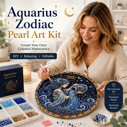 🔥 Kit d'art en perles des 12 signes du zodiaque ♈🌙