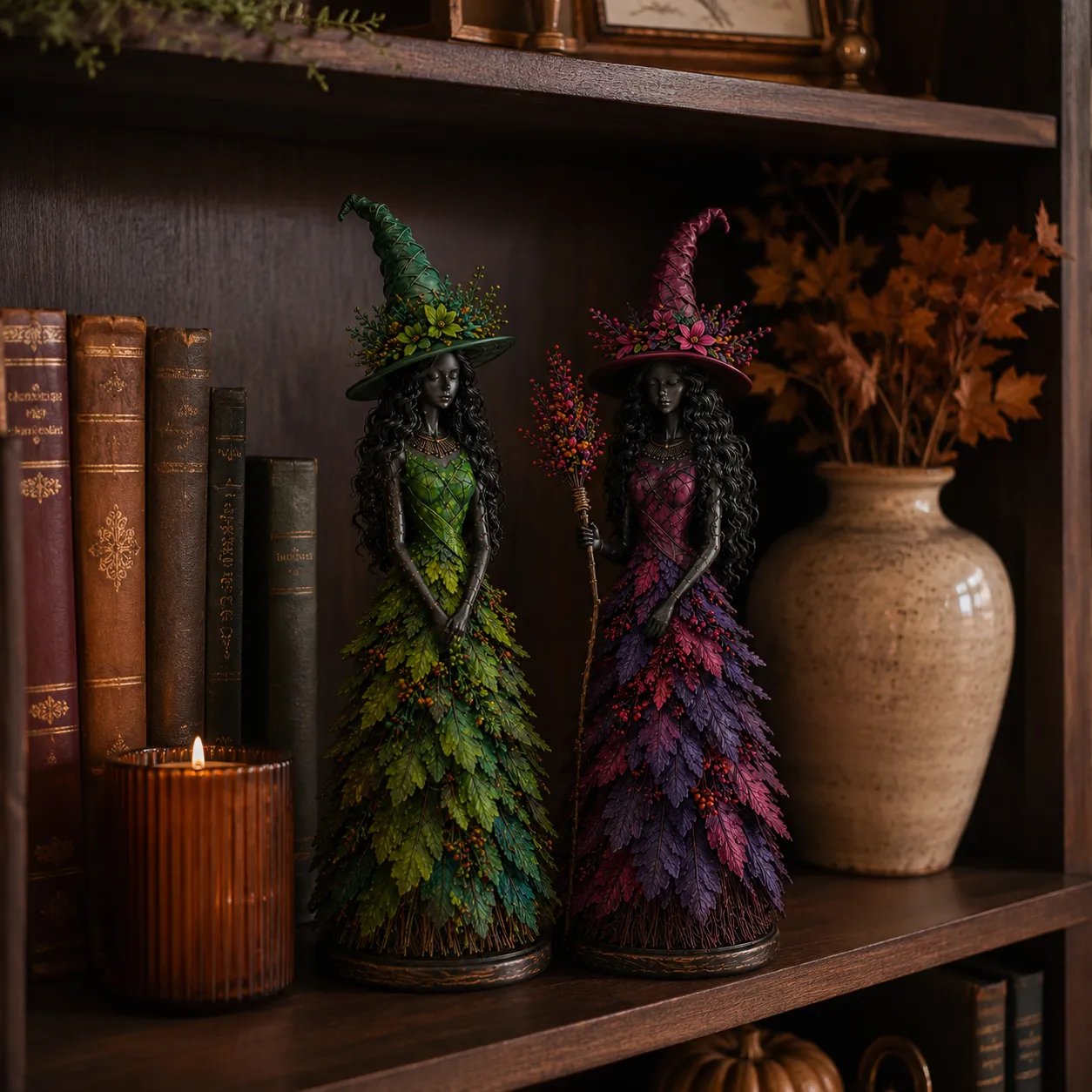 💥DERNIER JOUR -49% - 🧙 Figurine de sorcière d'automne enchantée (📦Achetez-en 3, livraison gratuite)