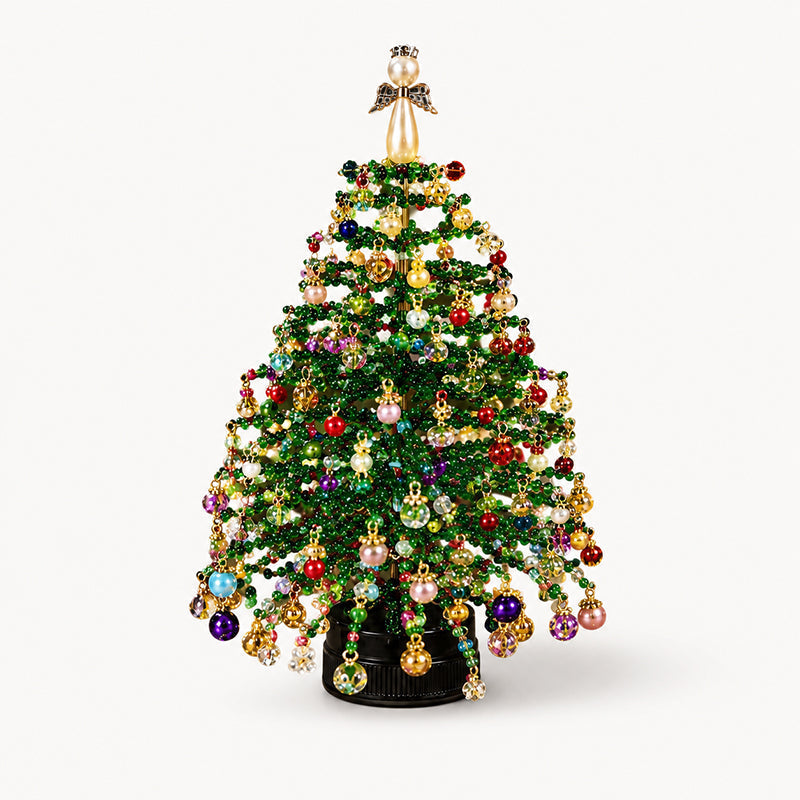 🎄✨ Kit de sapin de Noël perlé à faire soi-même – 🎅Créez votre propre décoration de Noël scintillante