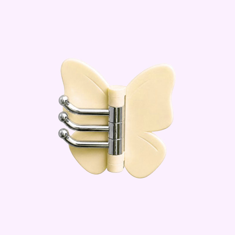 🏡Patère Murale Papillon Orientable – Alliez Charme & Rangement ! 🦋✨