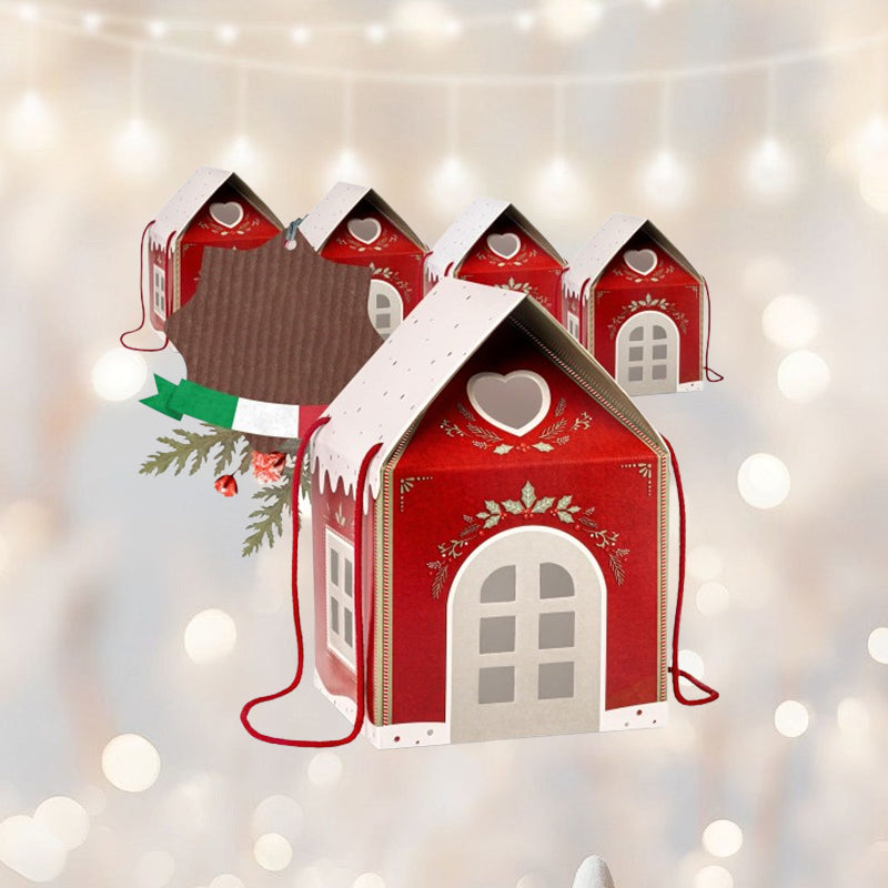 🎄🏠 Boîte‑cadeau Maison de Noël — un emballage qui devient lui‑même un cadeau