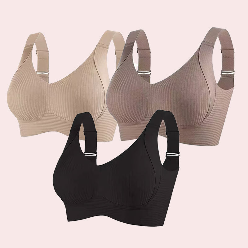 ⏳Achetez-en 2 obtenez-en 1 gratuitement🎁Soutien-gorge push-up à ruban pour femmes avec bretelles courbées réglables