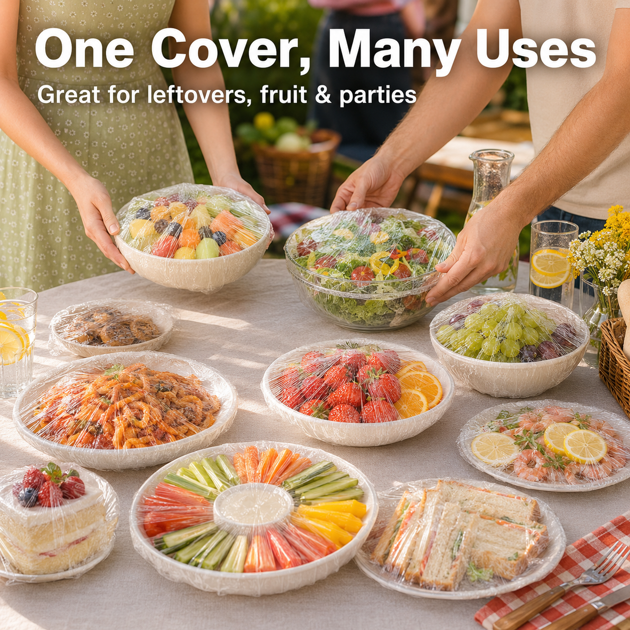 🍽️Couvercles alimentaires universels 🍃 Compatibles avec tous les aliments ! Rangement rapide et pratique