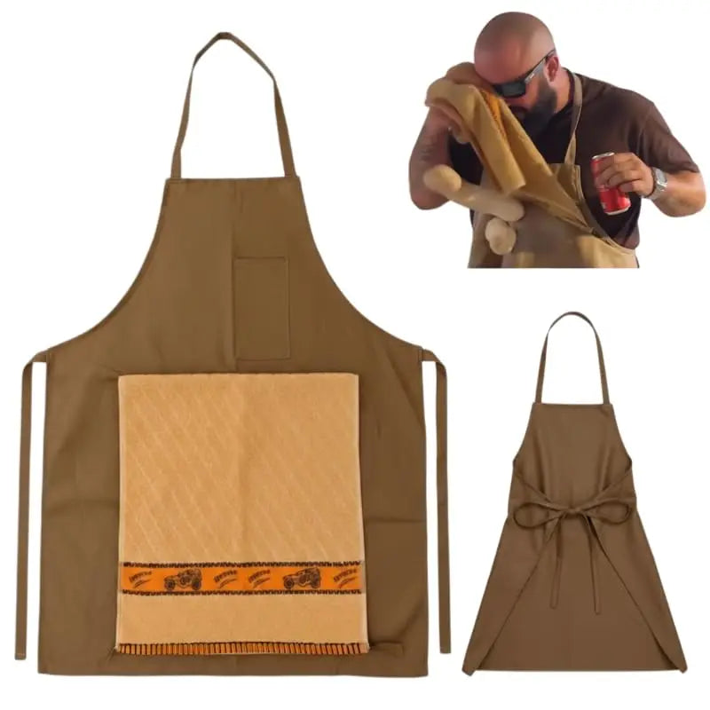 😂 Tablier « Head Chef » à surprise cachée – le cadeau drôle et pratique pour les barbecues et les fêtes