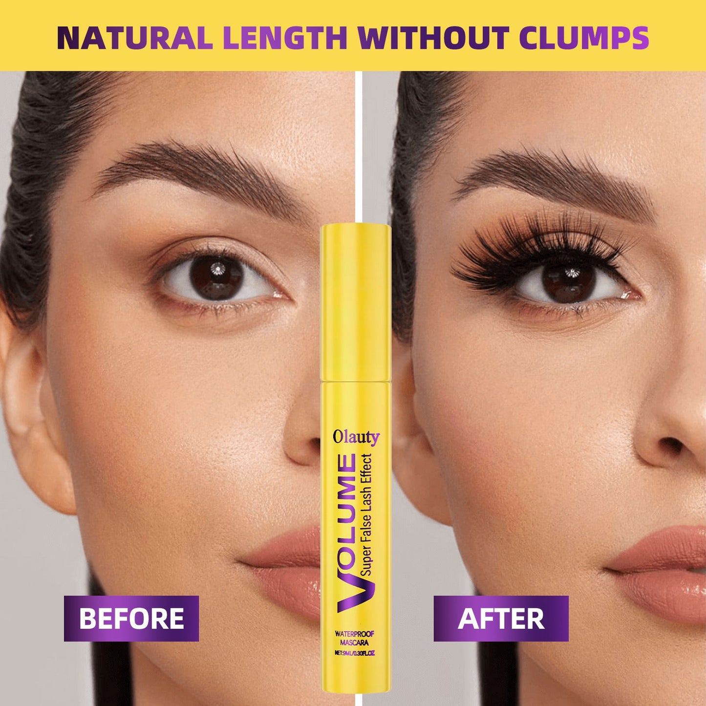 Mascara à boules✨💛Formule pour un volume et une longueur optimaux pour des cils fournis et séparés