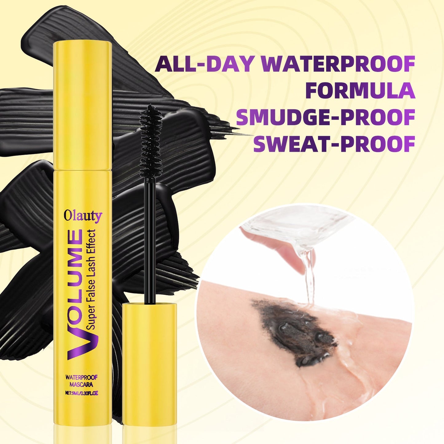 Mascara à boules✨💛Formule pour un volume et une longueur optimaux pour des cils fournis et séparés