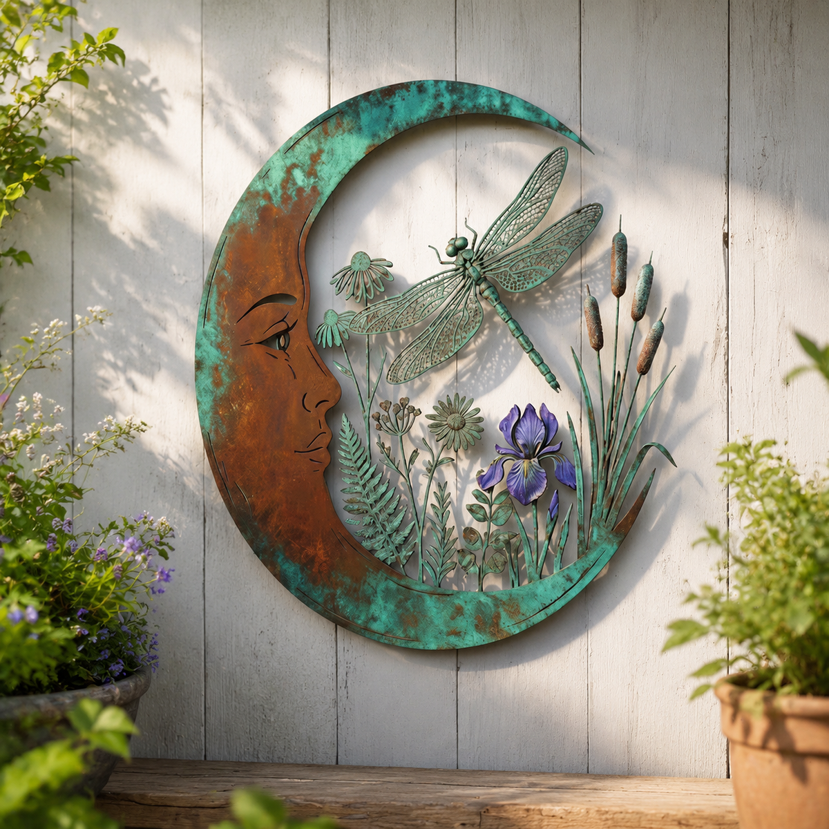 🌙🐝 Décoration Murale Lune & Abeille — Apportez une touche féérique et poétique à vos espaces ! ✨