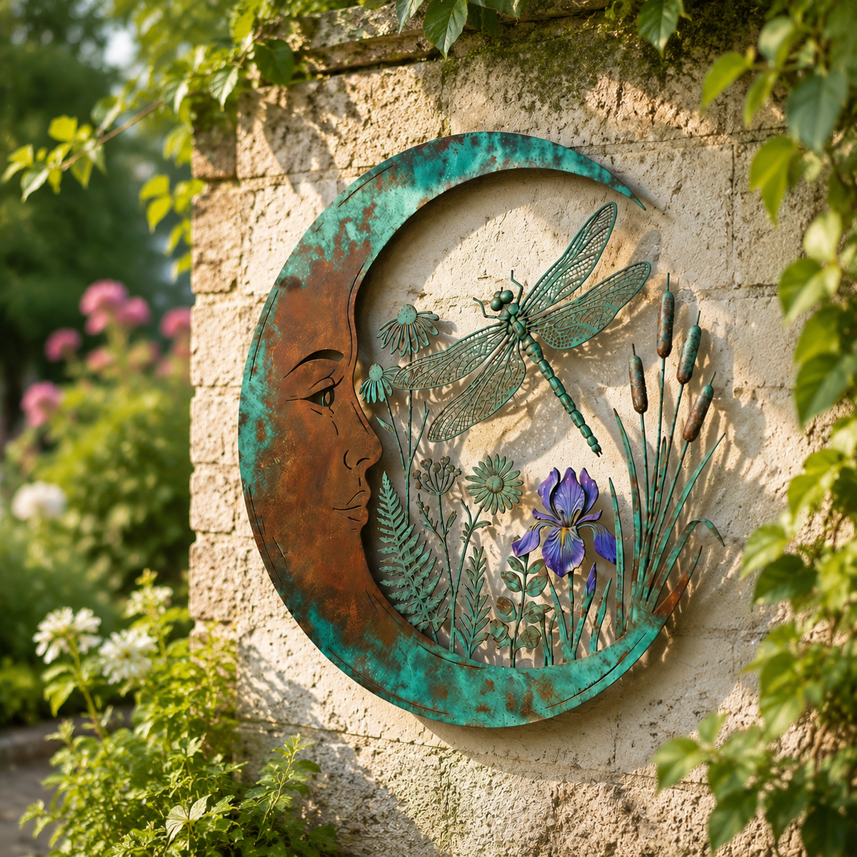 🌙🐝 Décoration Murale Lune & Abeille — Apportez une touche féérique et poétique à vos espaces ! ✨