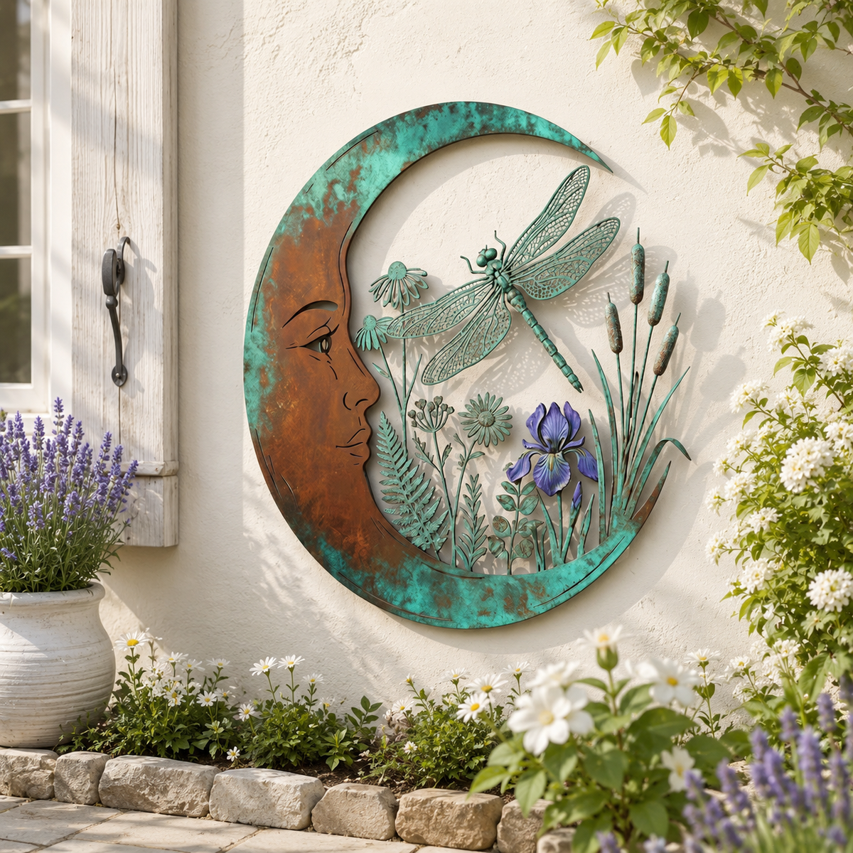 🌙🐝 Décoration Murale Lune & Abeille — Apportez une touche féérique et poétique à vos espaces ! ✨