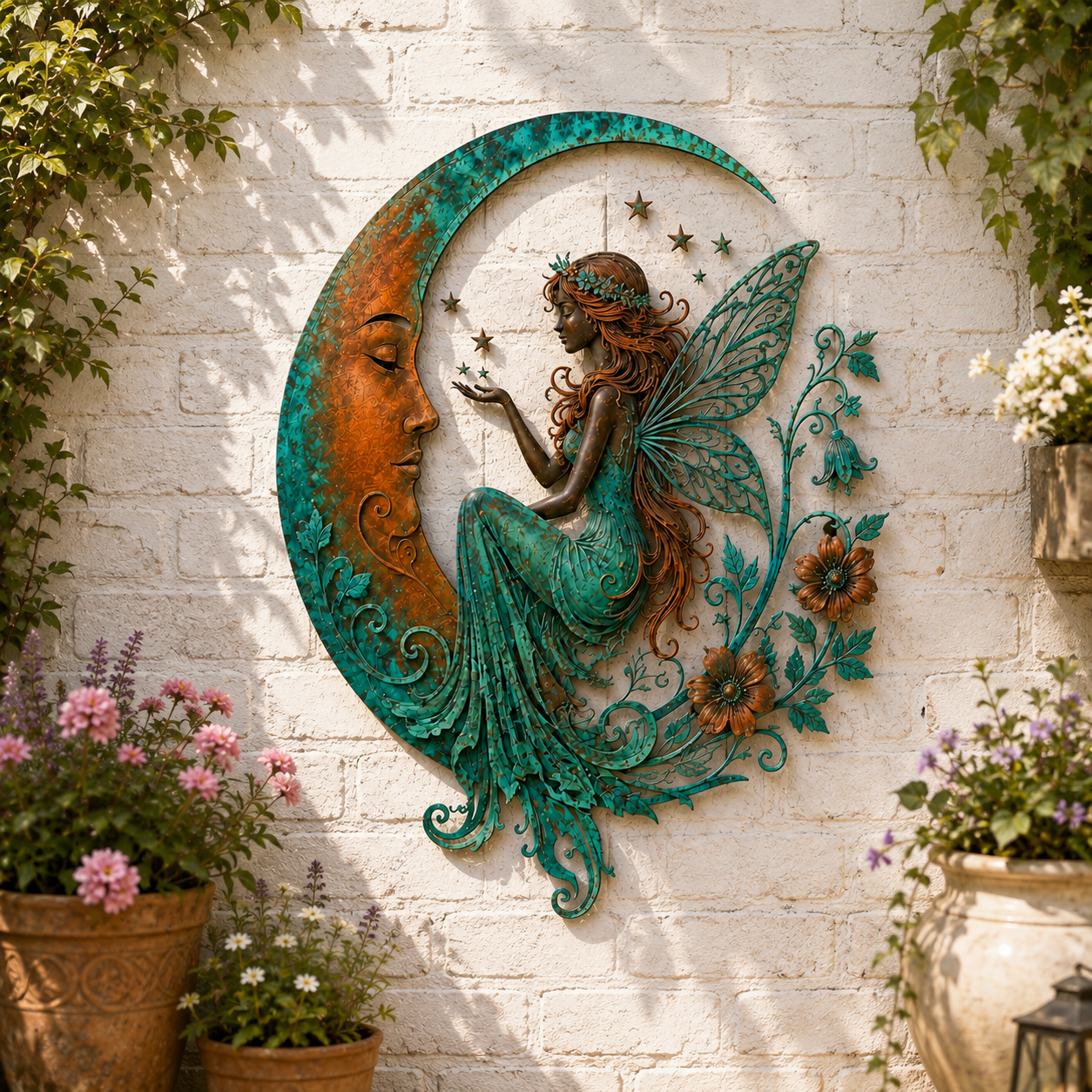 🌙🐝 Décoration Murale Lune & Abeille — Apportez une touche féérique et poétique à vos espaces ! ✨