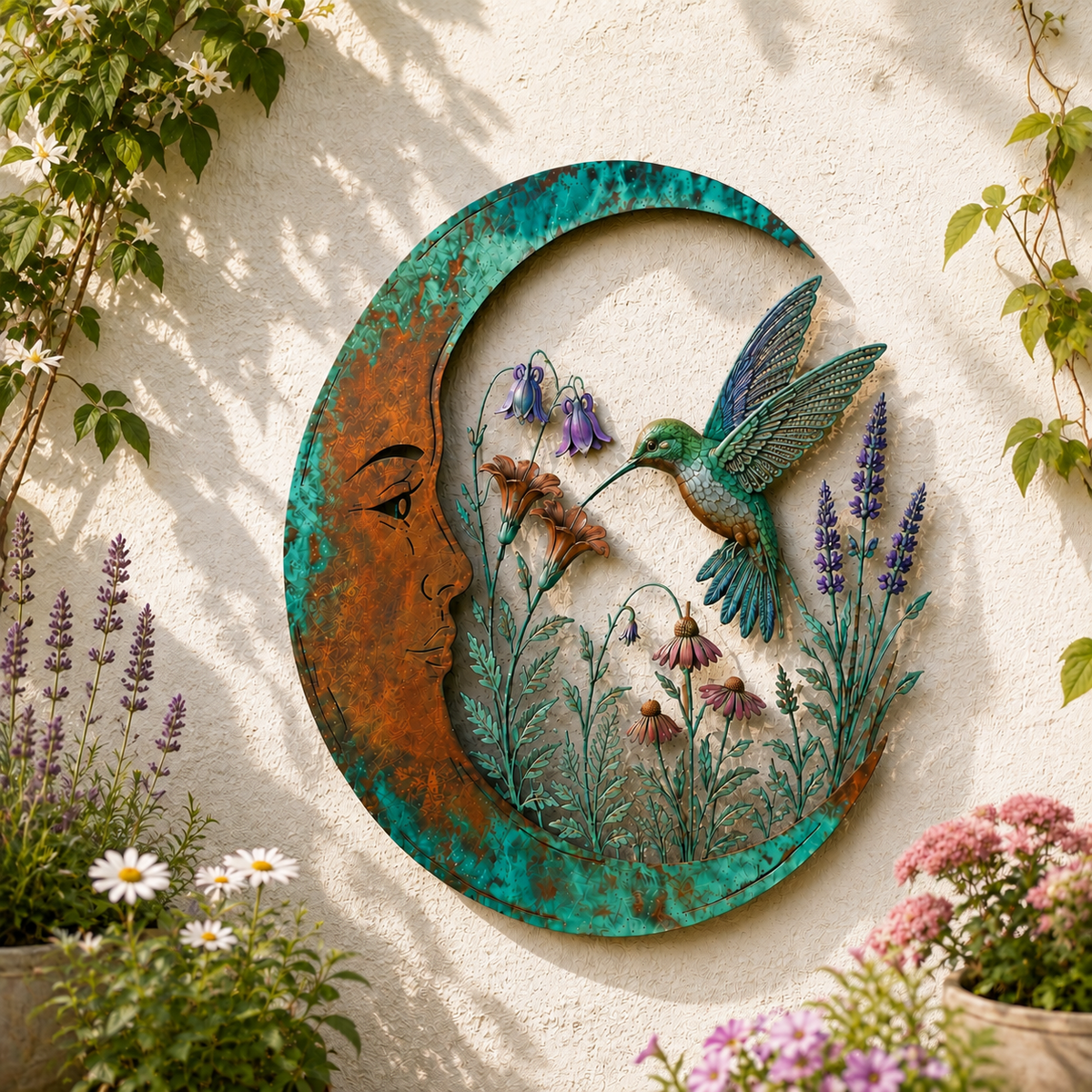 🌙🐝 Décoration Murale Lune & Abeille — Apportez une touche féérique et poétique à vos espaces ! ✨