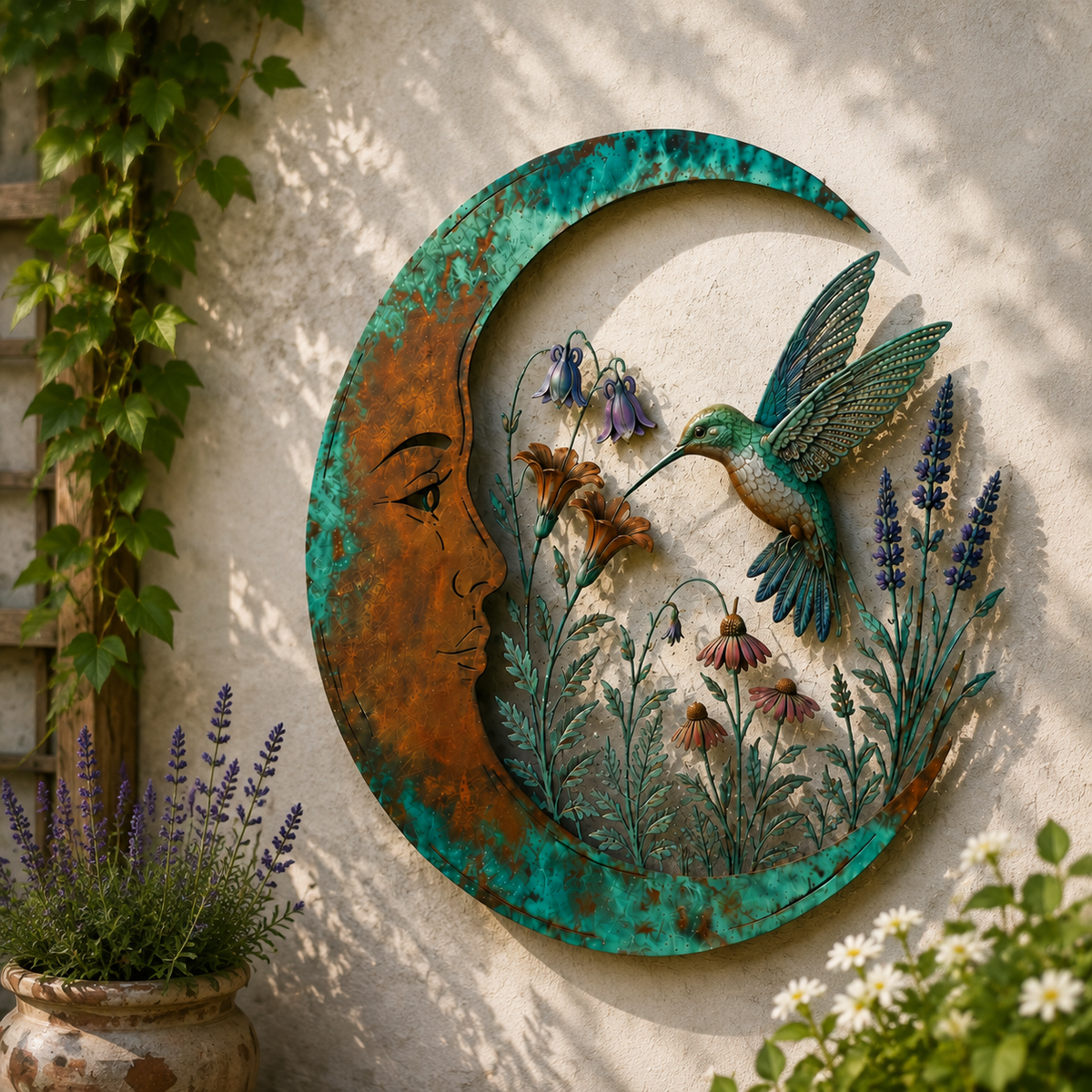 🌙🐝 Décoration Murale Lune & Abeille — Apportez une touche féérique et poétique à vos espaces ! ✨