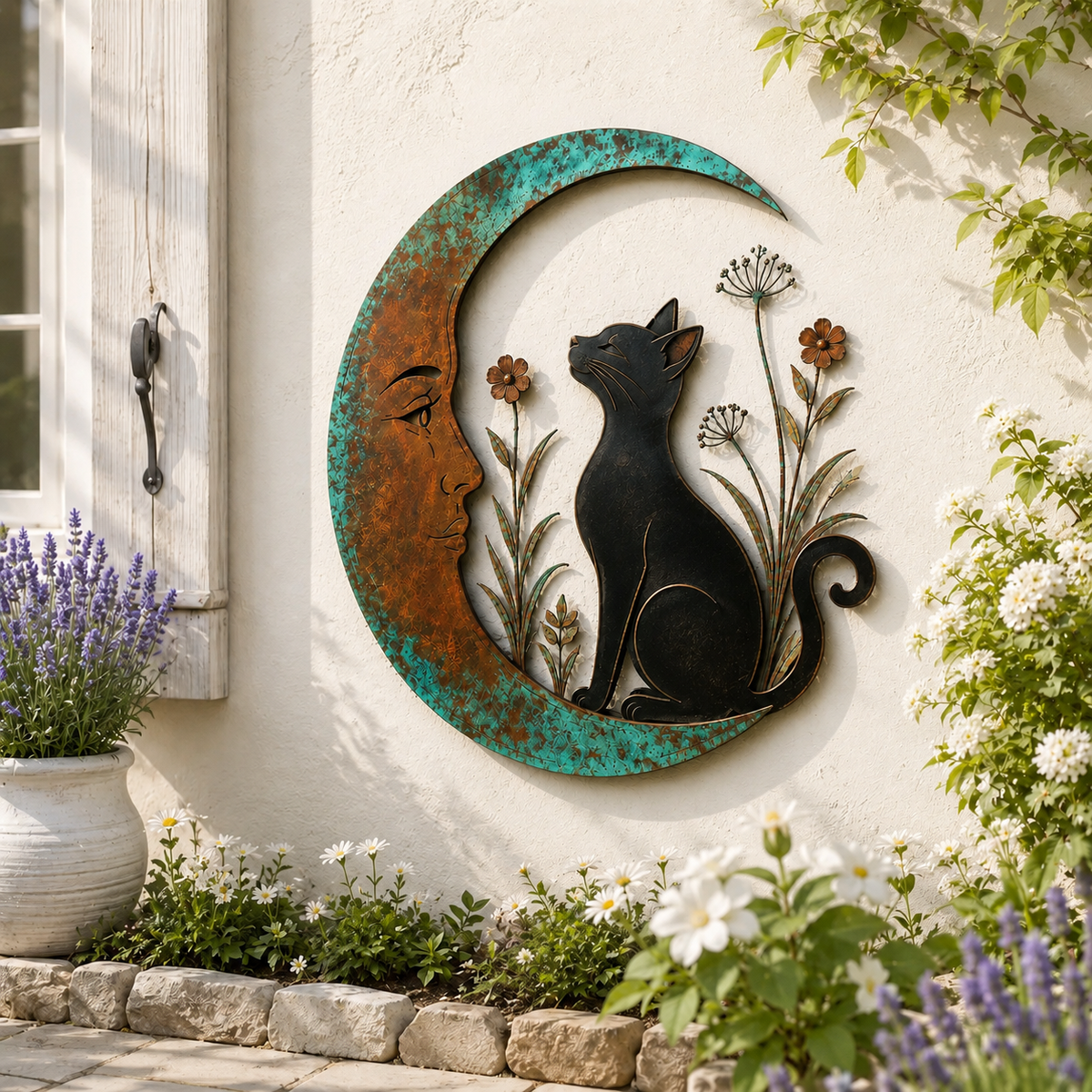 🌙🐝 Décoration Murale Lune & Abeille — Apportez une touche féérique et poétique à vos espaces ! ✨
