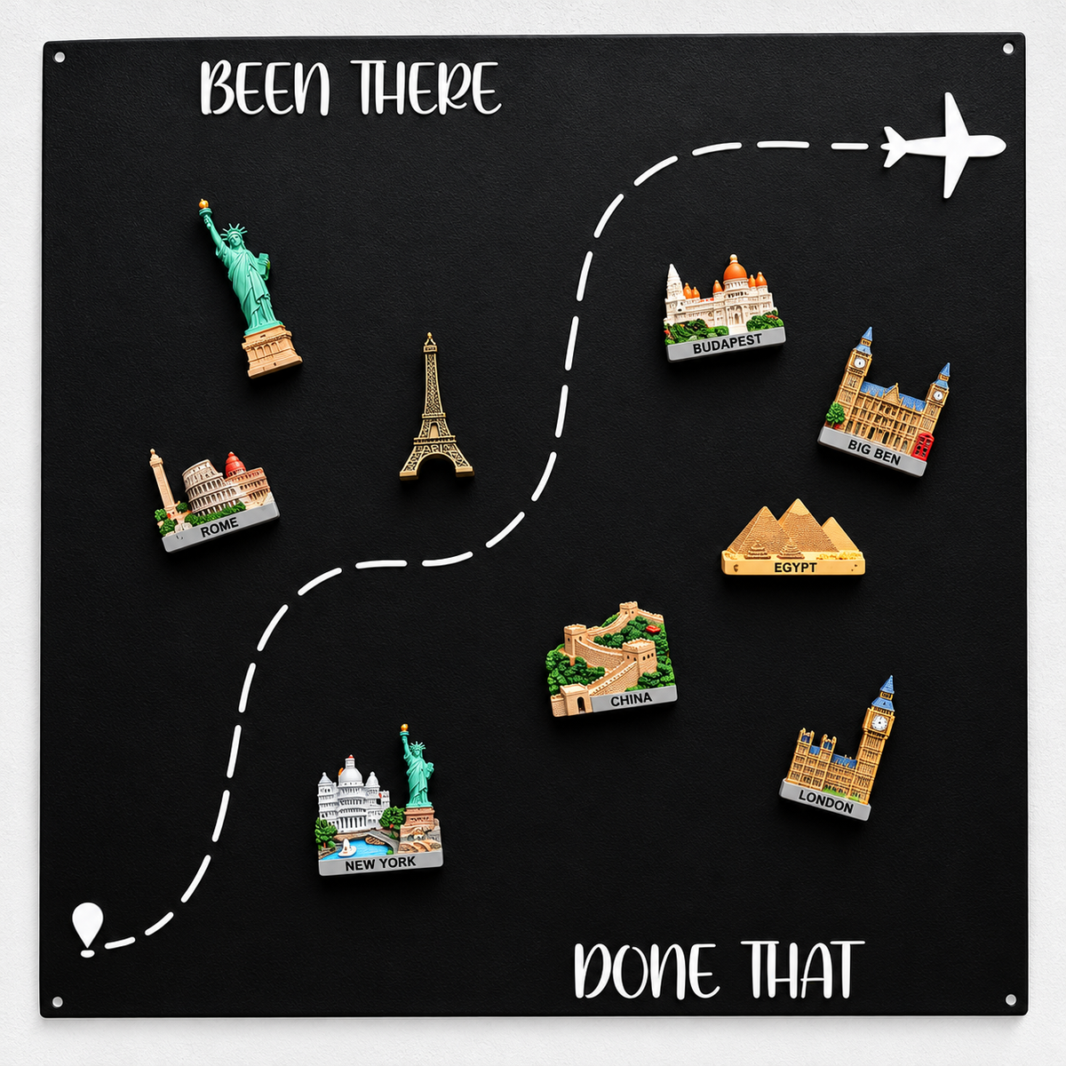 🌍✨ Tableau d’affichage pour aimants de voyage – 💕transformez vos destinations en mur de souvenirs