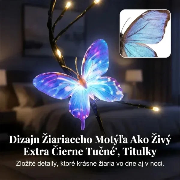 🦋 Guirlande LED décorative en forme de plante grimpante--Une touche féerique pour chambres, jardins et événements
