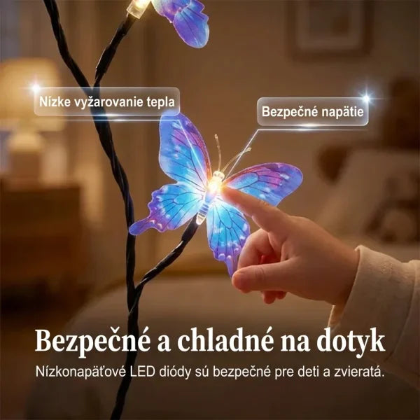 🦋 Guirlande LED décorative en forme de plante grimpante--Une touche féerique pour chambres, jardins et événements