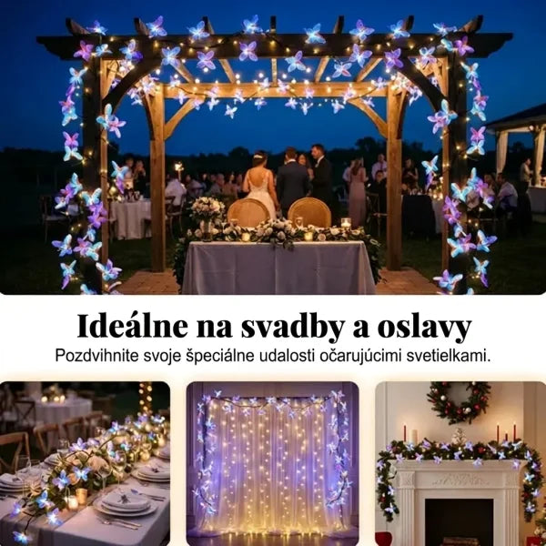 🦋 Guirlande LED décorative en forme de plante grimpante--Une touche féerique pour chambres, jardins et événements
