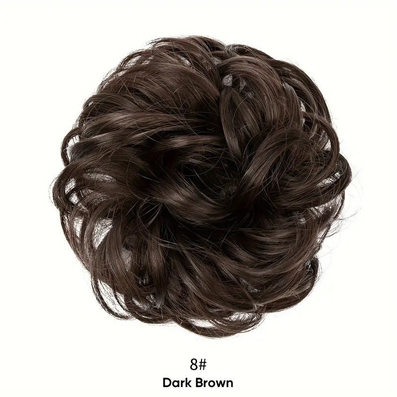 💁‍♀️ Chignon volumineux Quick-Fit | Chignon synthétique réaliste pour le quotidien et les occasions spéciales