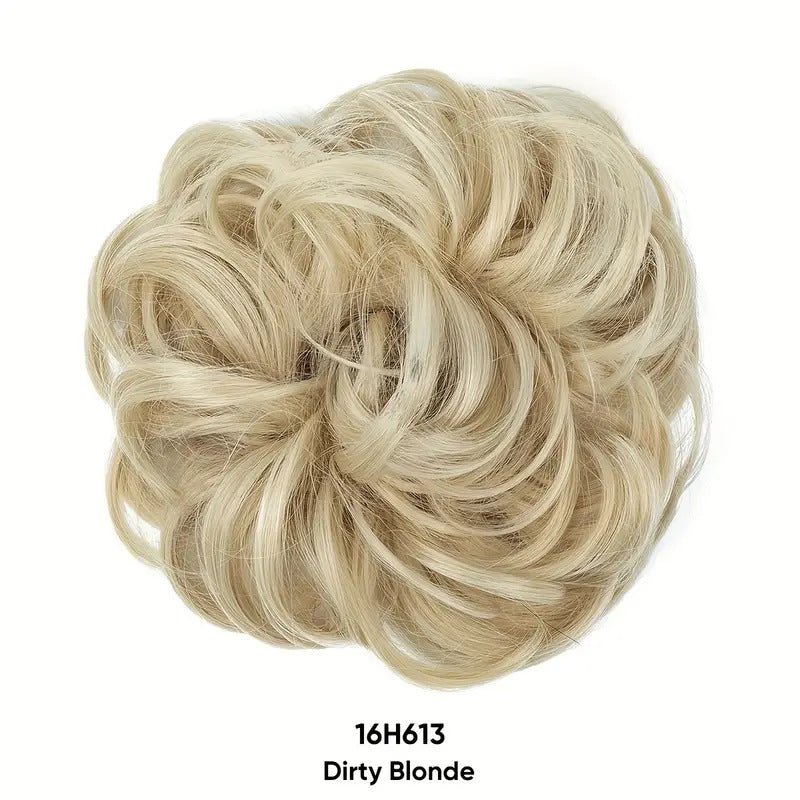💁‍♀️ Chignon volumineux Quick-Fit | Chignon synthétique réaliste pour le quotidien et les occasions spéciales