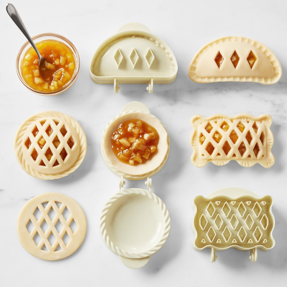 🥧 Moule à Mini Tartes Festives — Créez de magnifiques feuilletés faits maison en 1 seconde ! ✨🎄