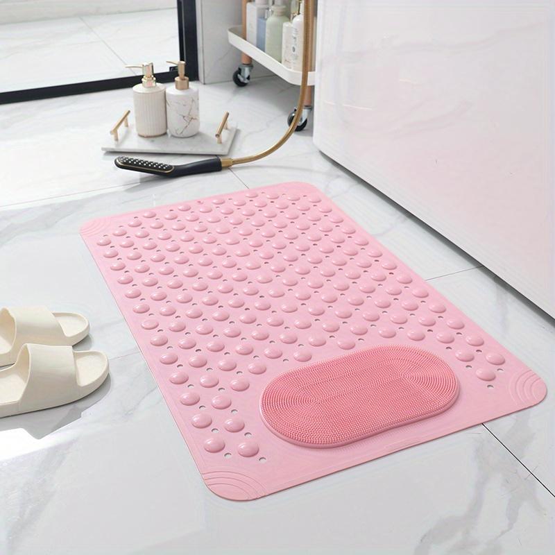 🛁Tapis de bain et de douche extra large antidérapant avec trous de drainage ✨