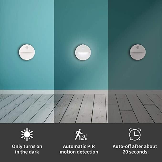 💡 Veilleuse LED à détection de mouvement – fixation magnétique, plus besoin de chercher l’interrupteur la nuit✨