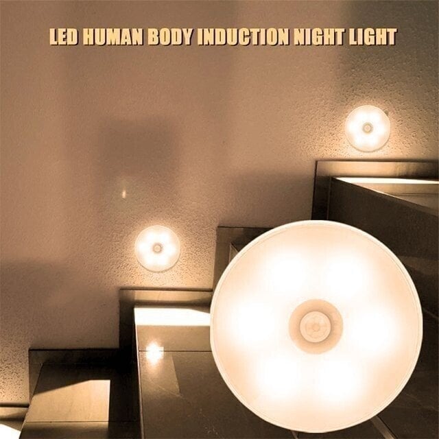 💡 Veilleuse LED à détection de mouvement – fixation magnétique, plus besoin de chercher l’interrupteur la nuit✨
