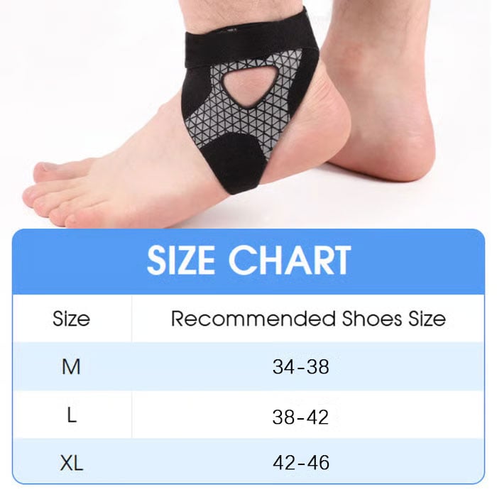 🏃‍♂️ Attelle de cheville élastique ajustable – Retrouvez votre démarche et votre stabilité ! ✨