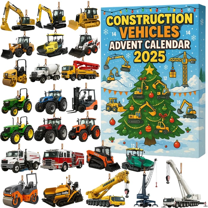 🚜Calendrier de l'Avent des Engins de Chantier 2025