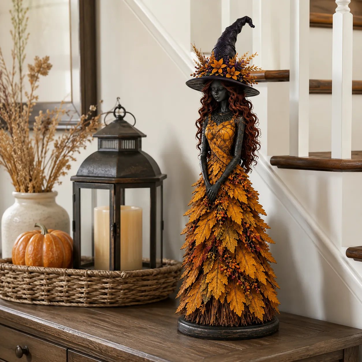 💥DERNIER JOUR -49% - 🧙 Figurine de sorcière d'automne enchantée (📦Achetez-en 3, livraison gratuite)