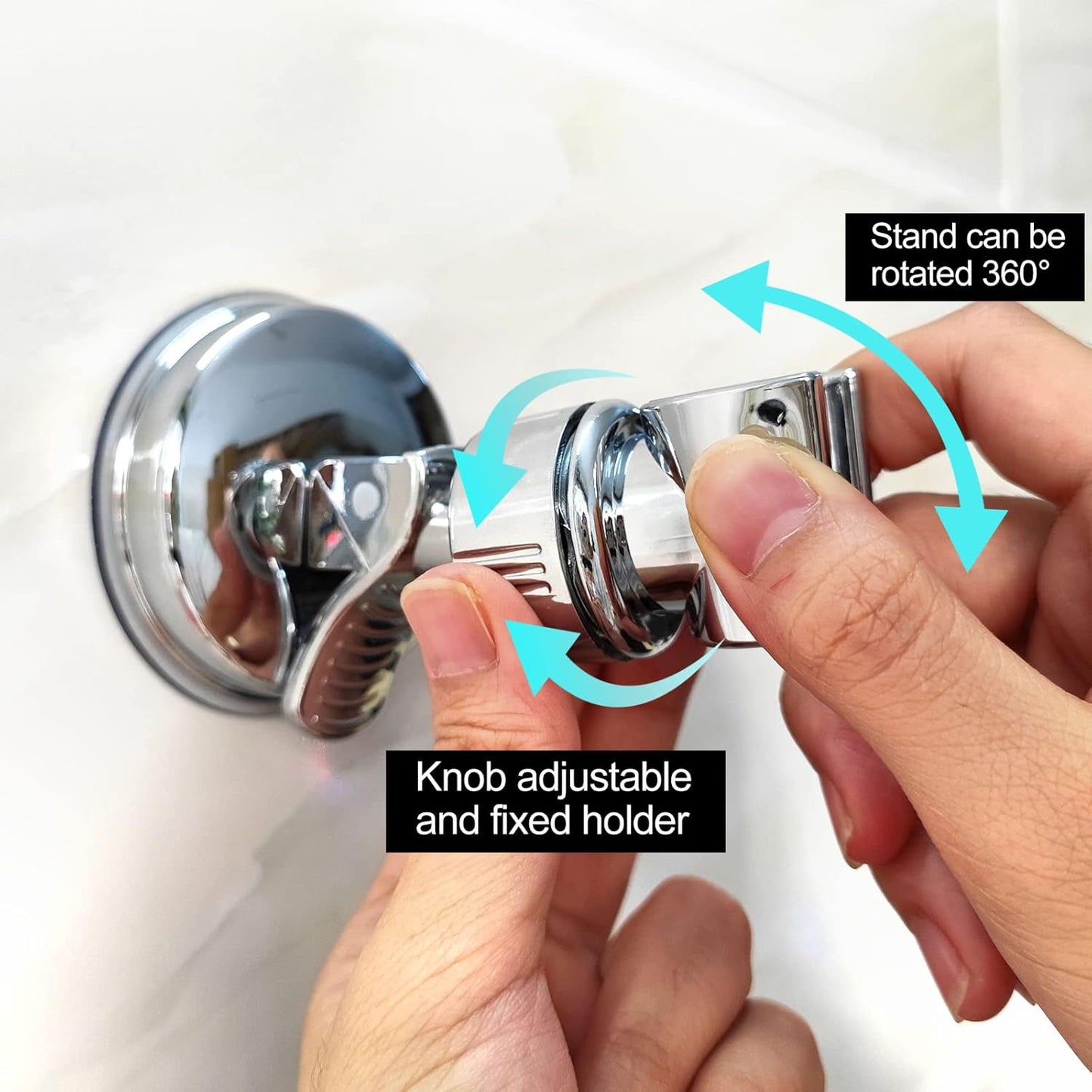 ✨Installez votre pommeau de douche exactement où vous le souhaitez, sans percer ! 🚿