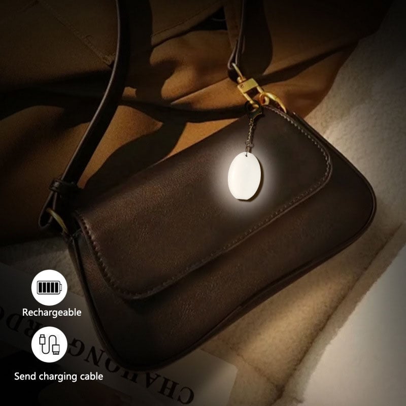 💕Porte-clés LED en forme de cœur avec lampe – interrupteur tactil