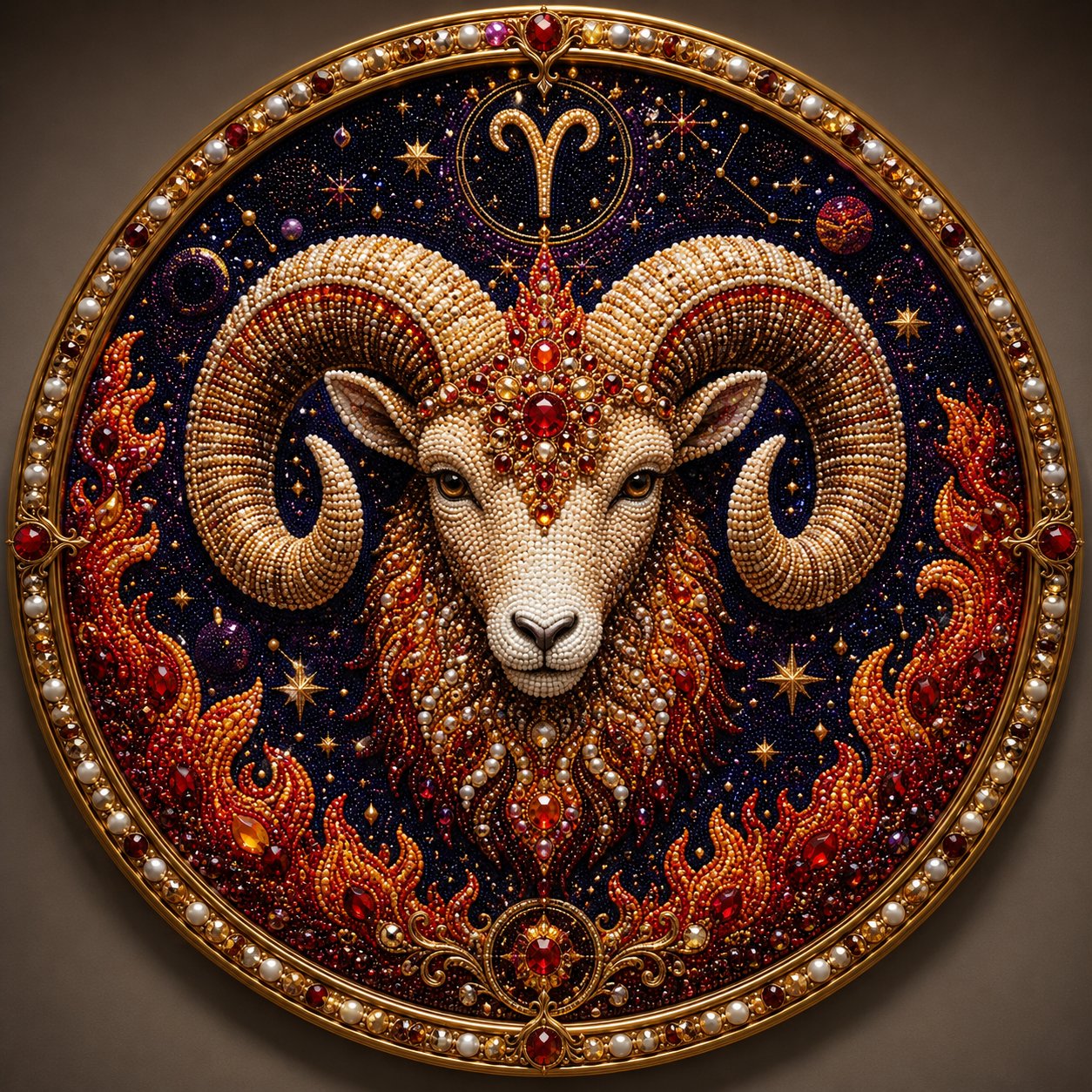 🔥 Kit d'art en perles des 12 signes du zodiaque ♈🌙