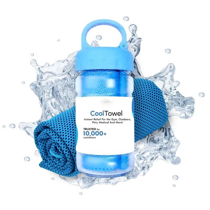 ❄️ Activez la fraîcheur en 3 secondes ! La serviette rafraîchissante indispensable cet été 🏃‍♂️