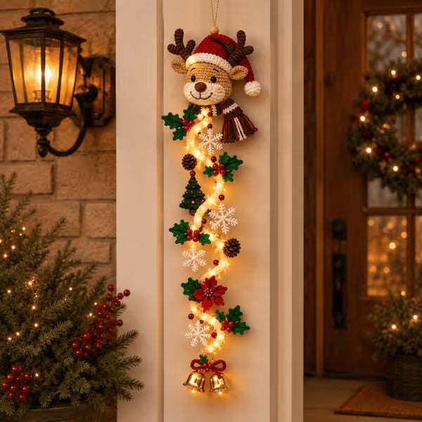 🎄✨ Suspension lumineuse de Noël — une touche festive qui s'illumine en un instant