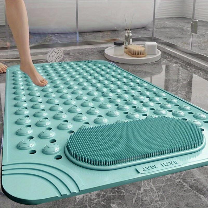 🛁Tapis de bain et de douche extra large antidérapant avec trous de drainage ✨