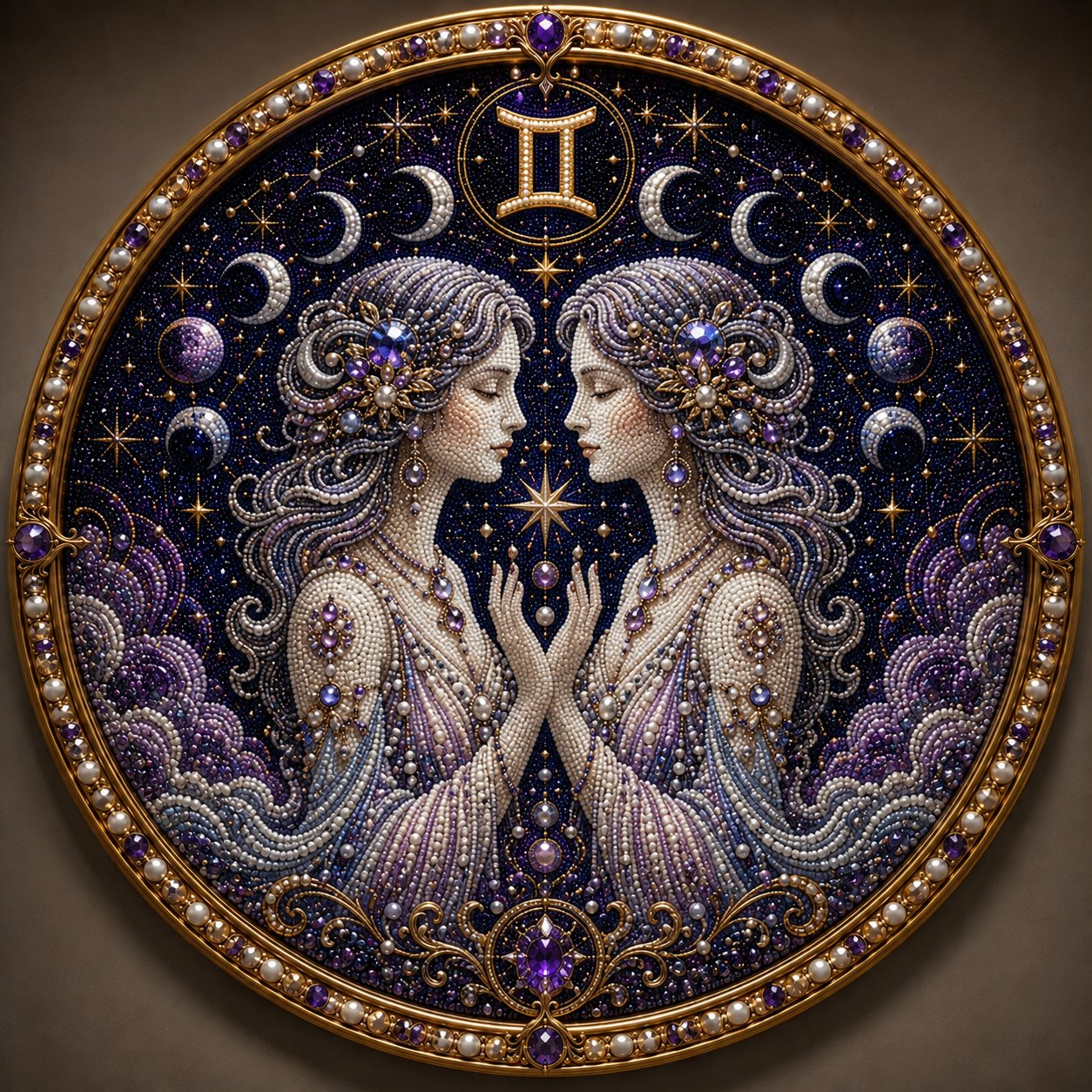 🔥 Kit d'art en perles des 12 signes du zodiaque ♈🌙