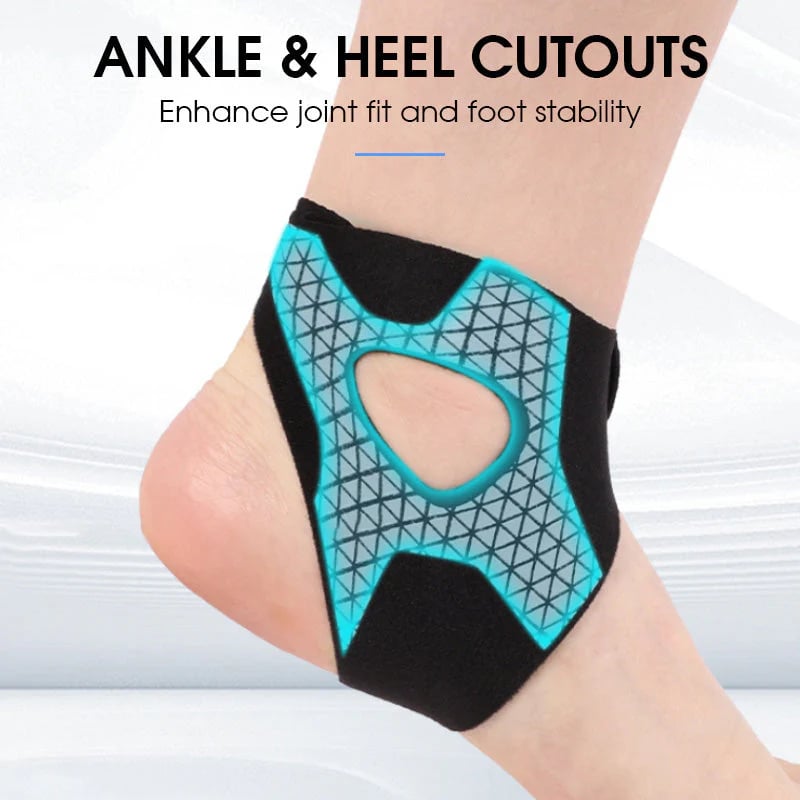🏃‍♂️ Attelle de cheville élastique ajustable – Retrouvez votre démarche et votre stabilité ! ✨