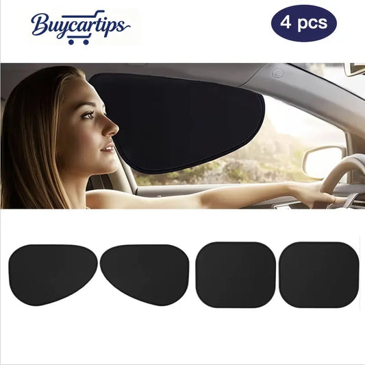 ☀️ Fini les ventouses ! Pare-Soleil Électrostatique Voiture (Protection Anti-UV) 🚗💨