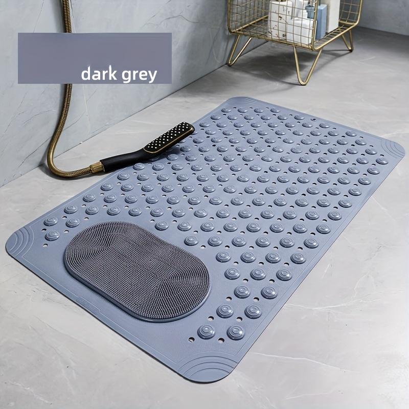 🛁Tapis de bain et de douche extra large antidérapant avec trous de drainage ✨