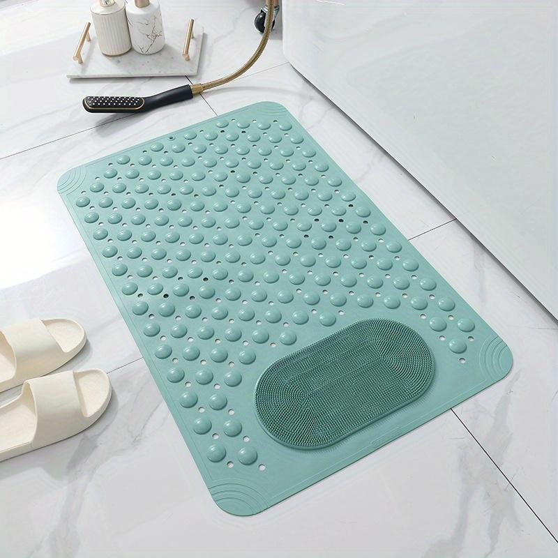 🛁Tapis de bain et de douche extra large antidérapant avec trous de drainage ✨
