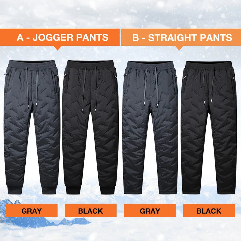 🧣 Pantalon imperméable doublé en polaire – Unisexe, chaud et prêt pour l'hiver🔥
