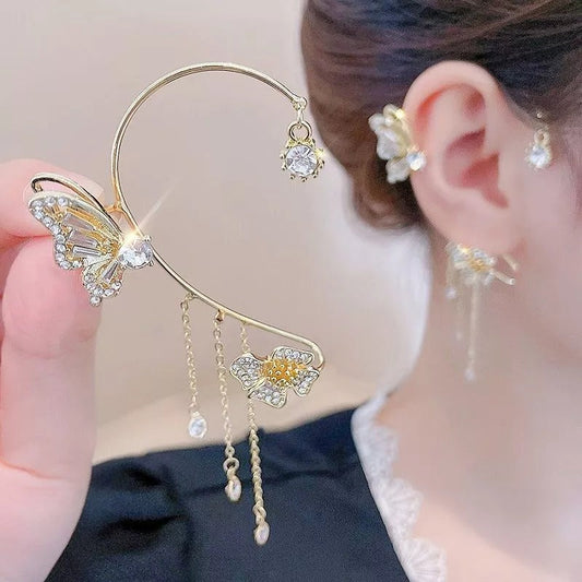 ✨🦋 Zirkonia oorbellen met vlinderpo💖✨