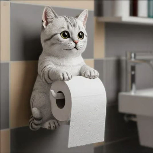 ⏳Offre spéciale de la semaine : 60 % de réductio🐾Porte-rouleau de papier toilette pour chat à fixer au mur