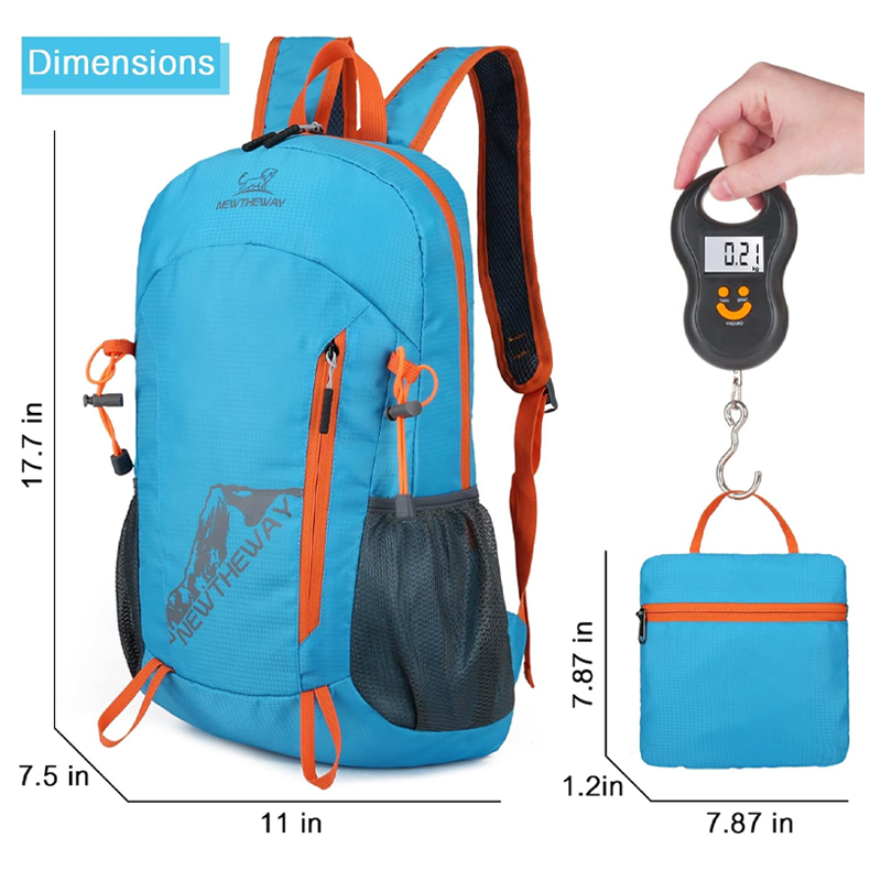 🎒🥚 Sac à dos pliable et imperméable – se replie en un œuf, voyagez léger