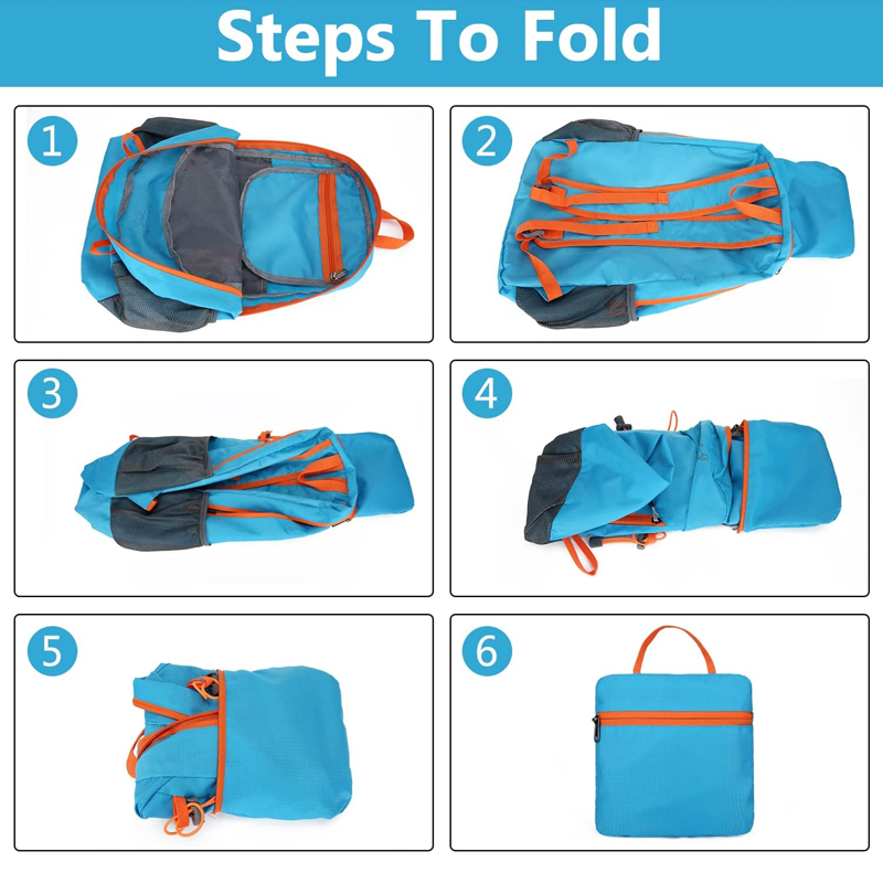 🎒🥚 Sac à dos pliable et imperméable – se replie en un œuf, voyagez léger