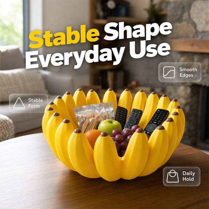 🔥50% DI SCONTO🍌 Ciotola portaoggetti a forma di banana | Contenitore decorativo scultoreo · Versatile: ideale per piani di lavoro, tavoli e mensole
